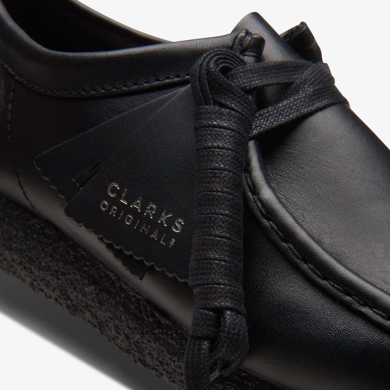Wallabee Black Leather | Clarks Sale