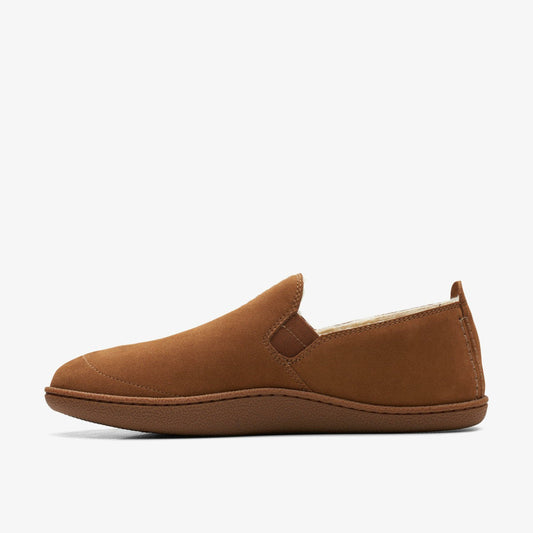 Home Mocc Slipper Tan Suede | Clarks for sale