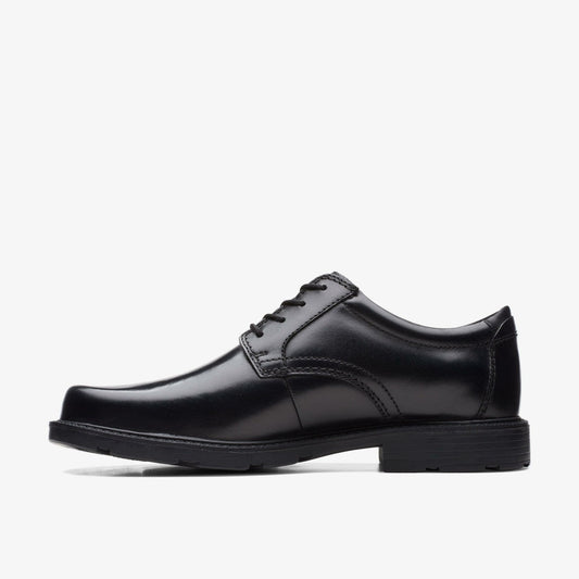 Kerton Lace Black Leather | Clarks for sale