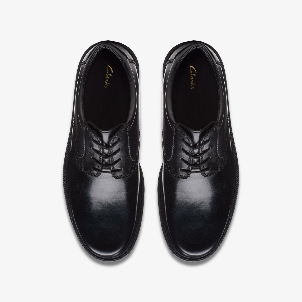 Kerton Lace Black Leather | Clarks for sale