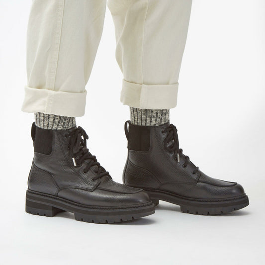 Orianna Mid Black Warmlined Leather | Clarks for sale