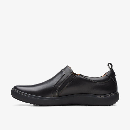Nalle Lilac Black Leather | Clarks on Sale