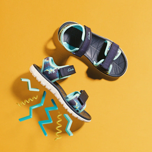 Surfing Tide Kid Navy | Clarks on Sale
