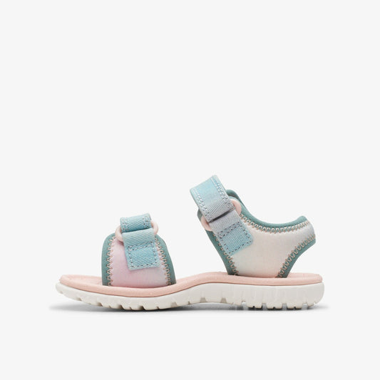 Surfing Tide Toddler Pastel | Clarks for sale