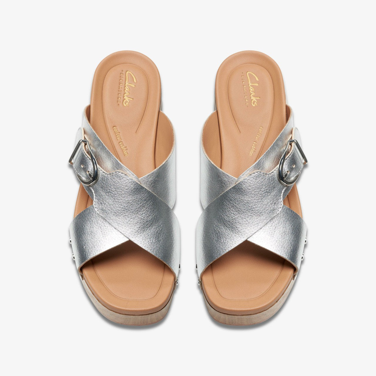 Sivanne Walk Silver Leather | Clarks on Sale