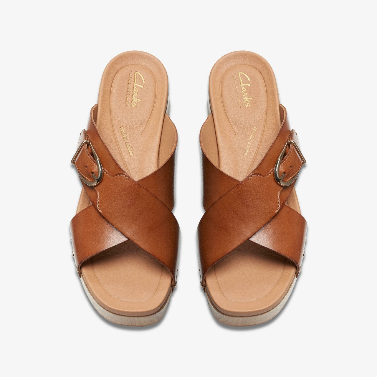 Sivanne Walk Tan Leather | Clarks for sale