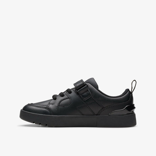 Oslo Flare Kid Black Leather | Clarks online
