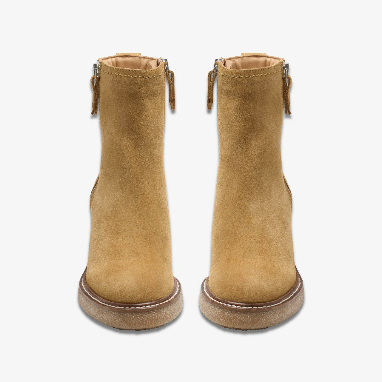 Cassiano Zip Ankle Boot Light Tan Suede | Clarks on Sale