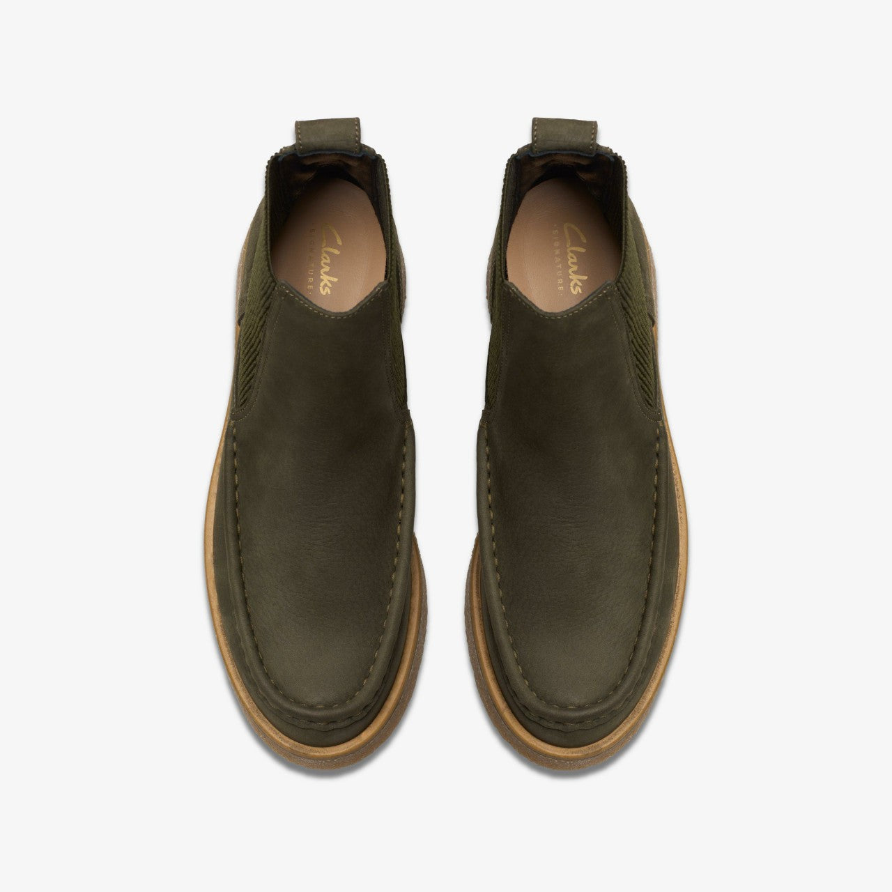 Linoso Top Ankle Boot Dark Green Nubuck | Clarks discount