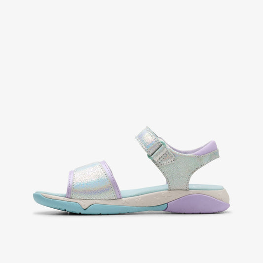 Osian Spark Kid Purple Metallic | Clarks online