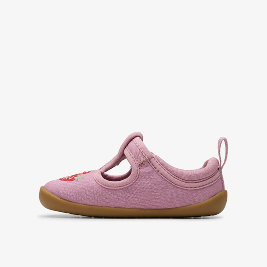Roamer Grow Toddler Pink Canvas | Clarks on Sale