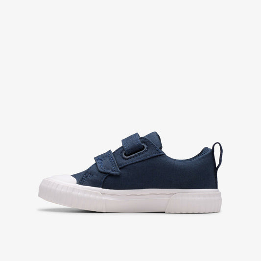 Foxing Vibe Toddler Navy Canvas | Clarks outlet