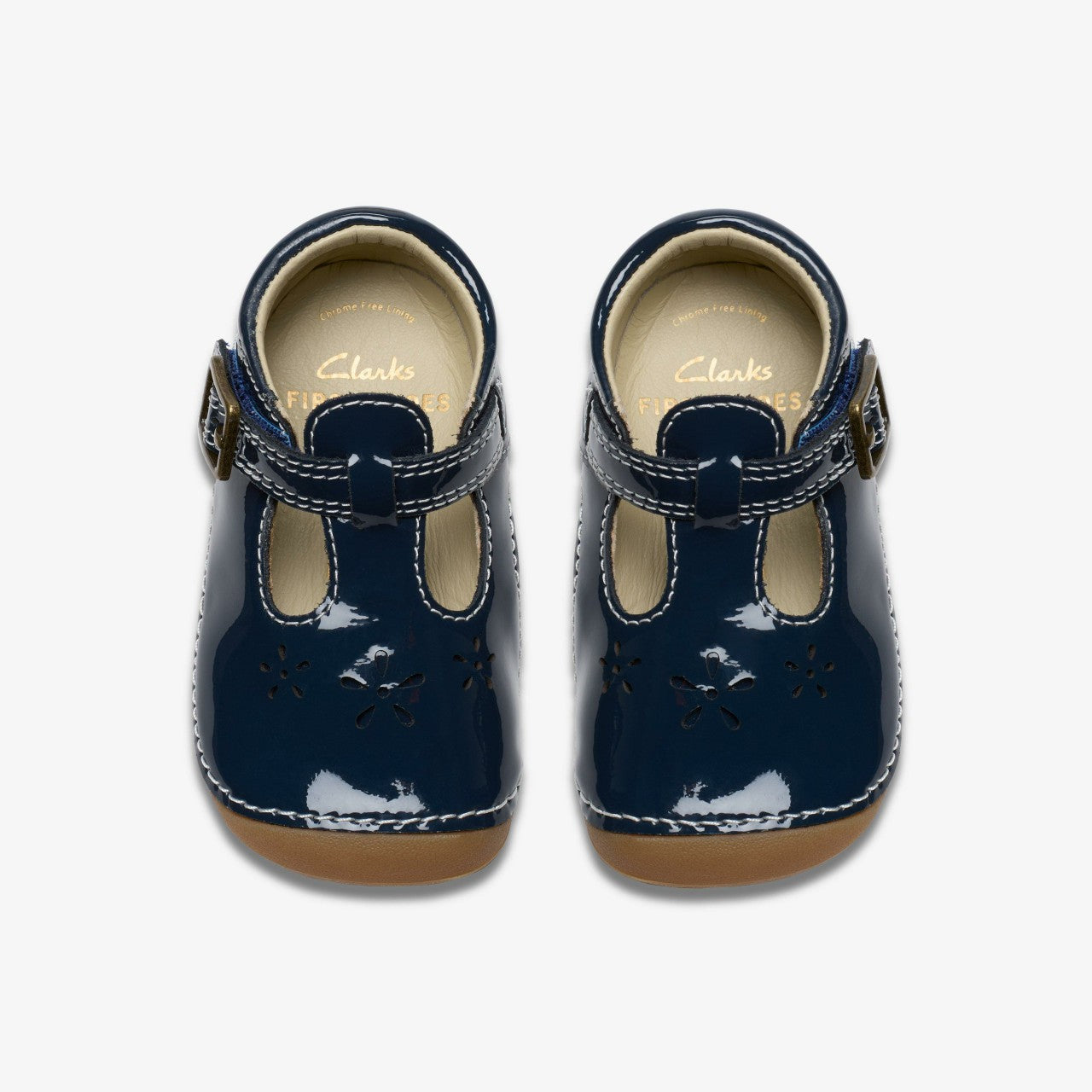 Tiny Skip Toddler Navy Patent | Clarks discount