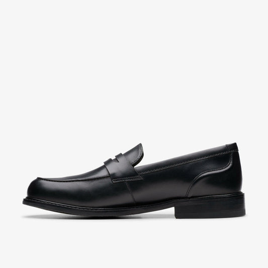 Craft Arlo Lo Black Leather | Clarks for sale