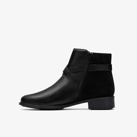 Havisham Bay Black Leather | Clarks online