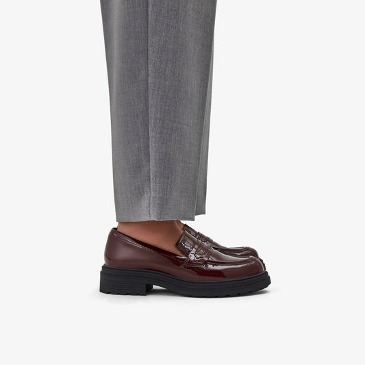 Orinoco 3 Edge Burgundy Patent | Clarks on Sale