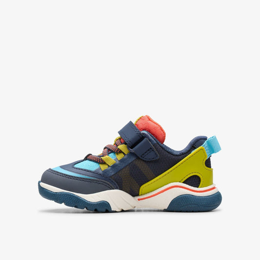 Feather Track Toddler Navy Combination | Clarks on Sale