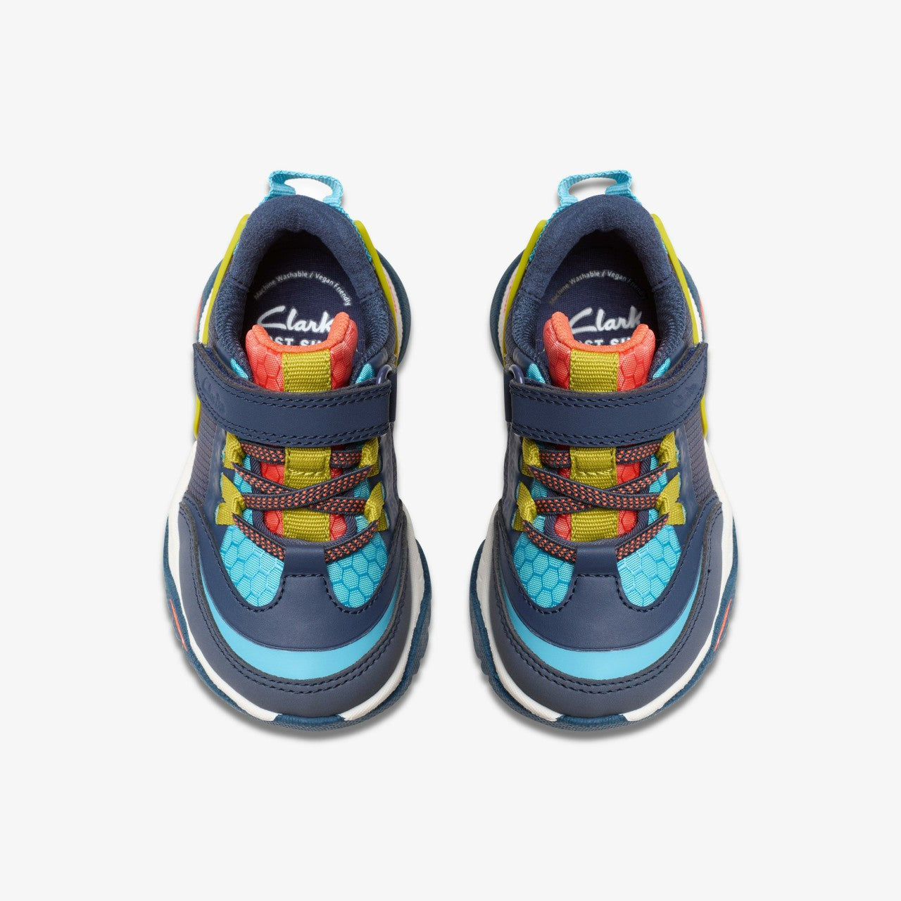 Feather Track Toddler Navy Combination | Clarks on Sale
