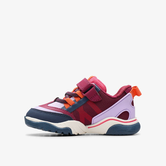 Feather Track Toddler Berry Combination | Clarks online