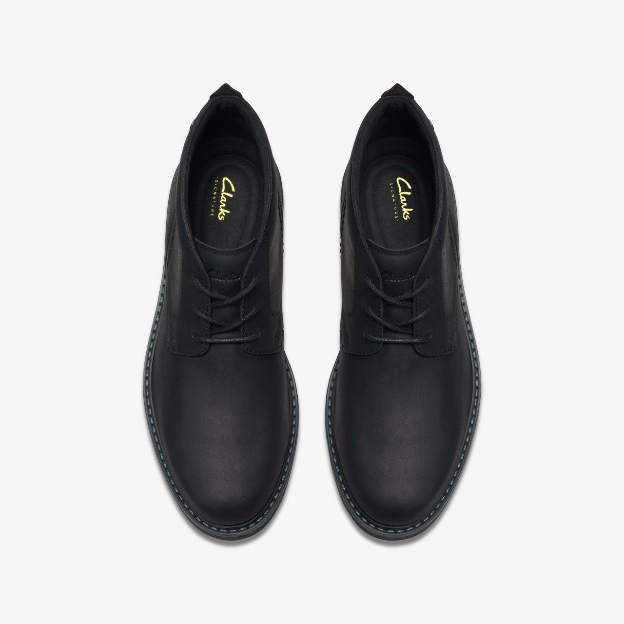 Newford Mid Black Leather | Clarks discount