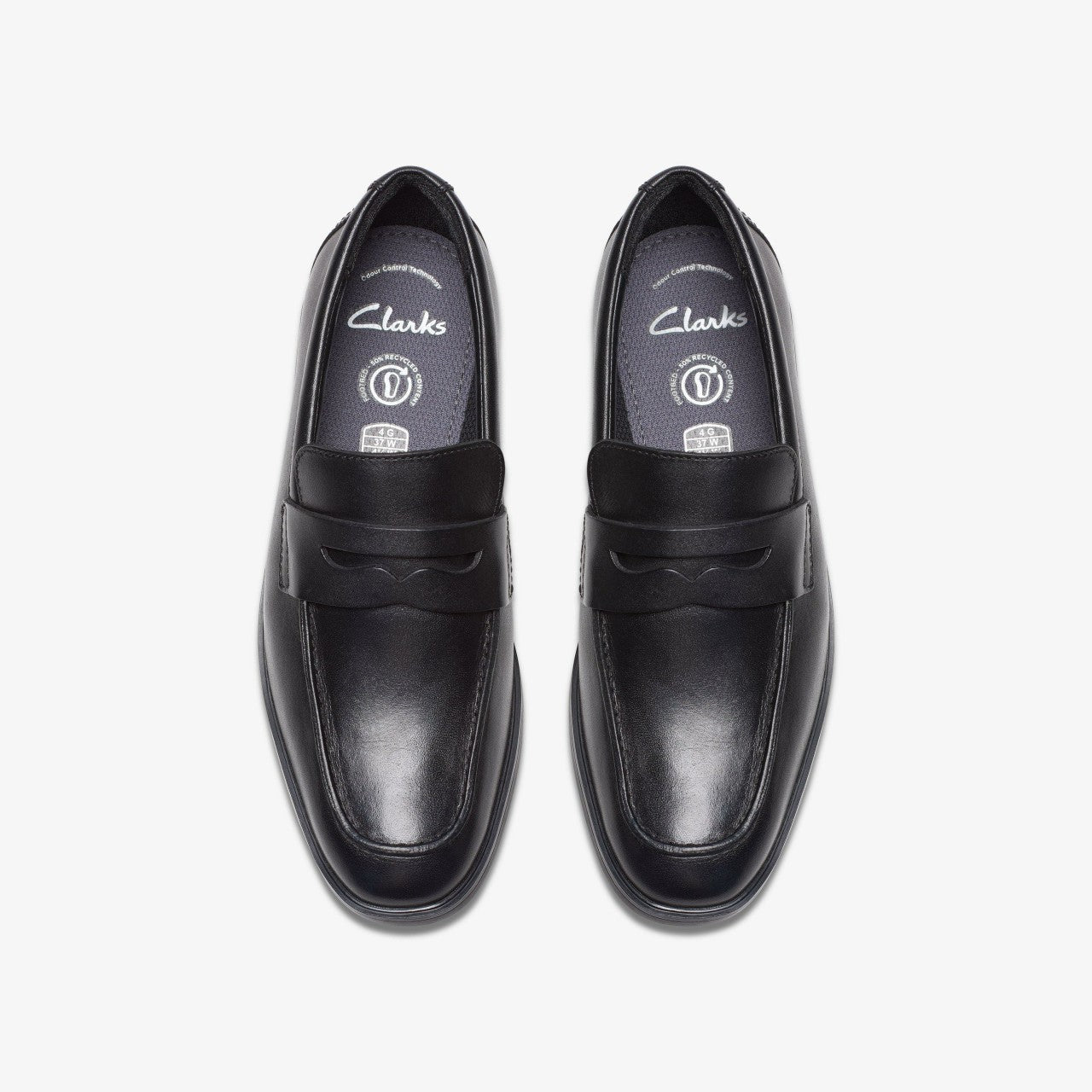 Jonwin Craft Youth Black Leather | Clarks on Sale
