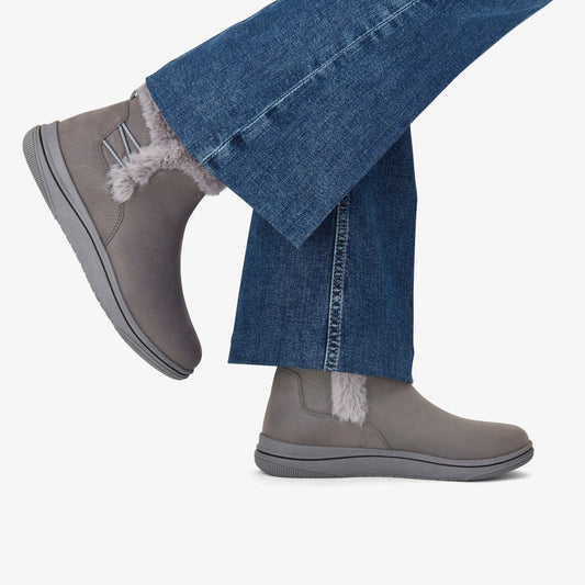 Brinkley Fur Dark Grey Combination | Clarks Sale