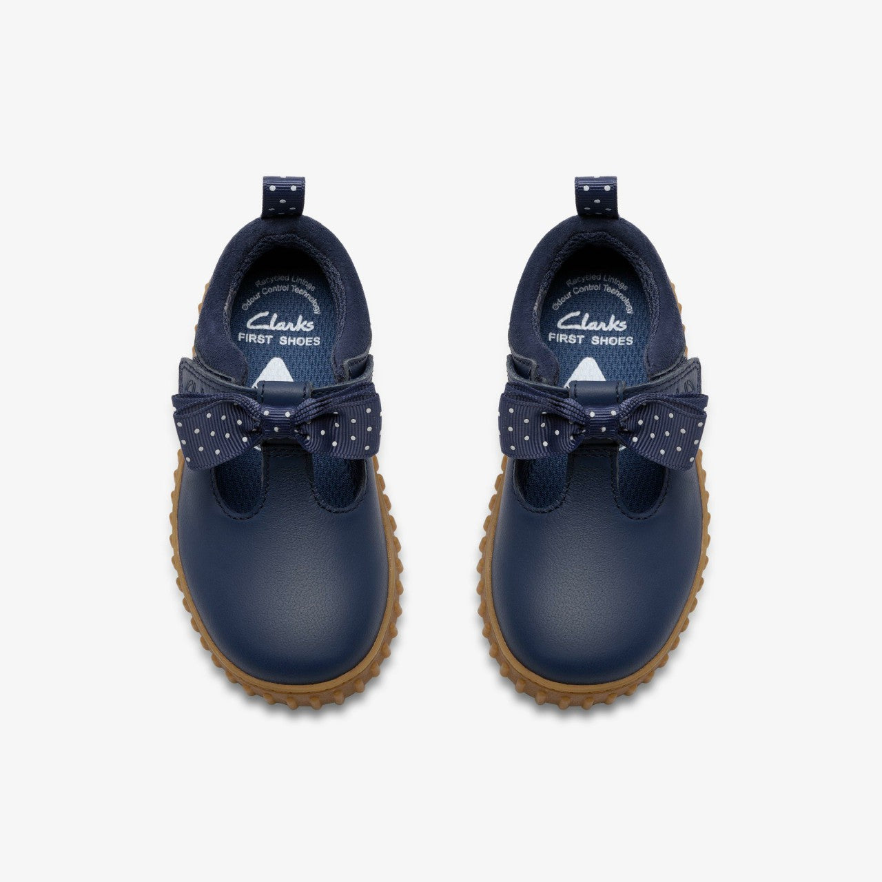 Cove Bow Toddler Navy Leather | Clarks online