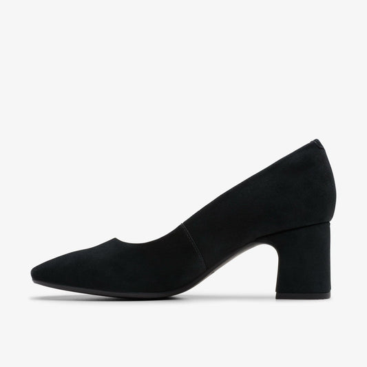 Fernie Court Black Suede | Clarks outlet