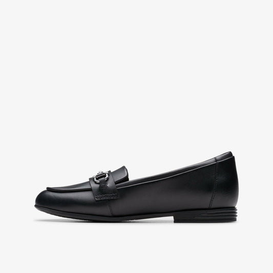 Finja Loafer Older Black Leather | Clarks outlet