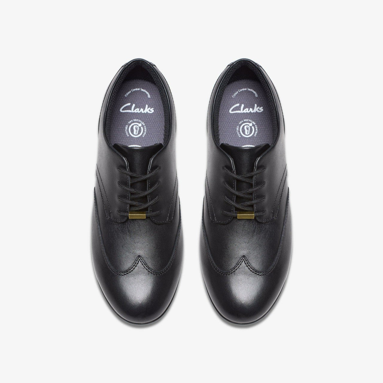 Finja Wing Youth Black Leather | Clarks online