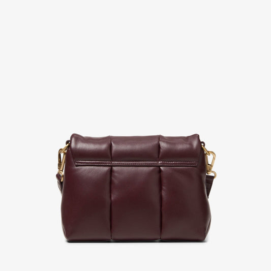 Puffy Crossbody Burgundy Leather | Clarks online