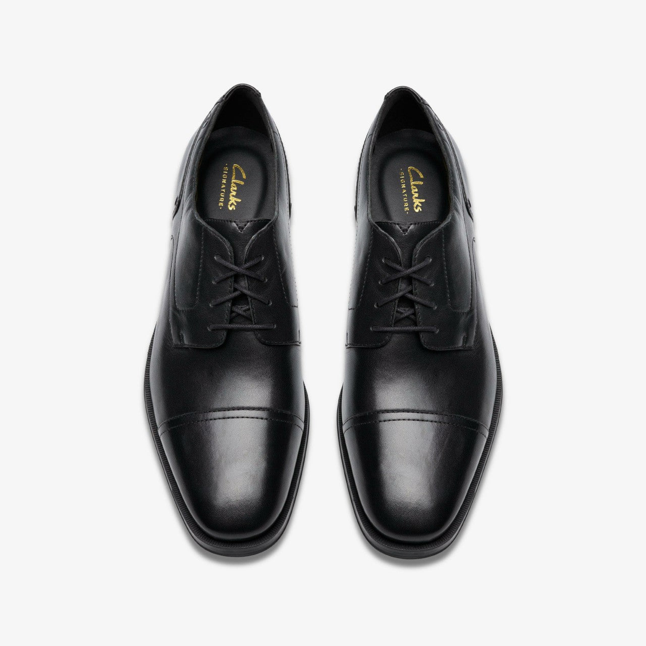 Paulton Cap Black Leather | Clarks online