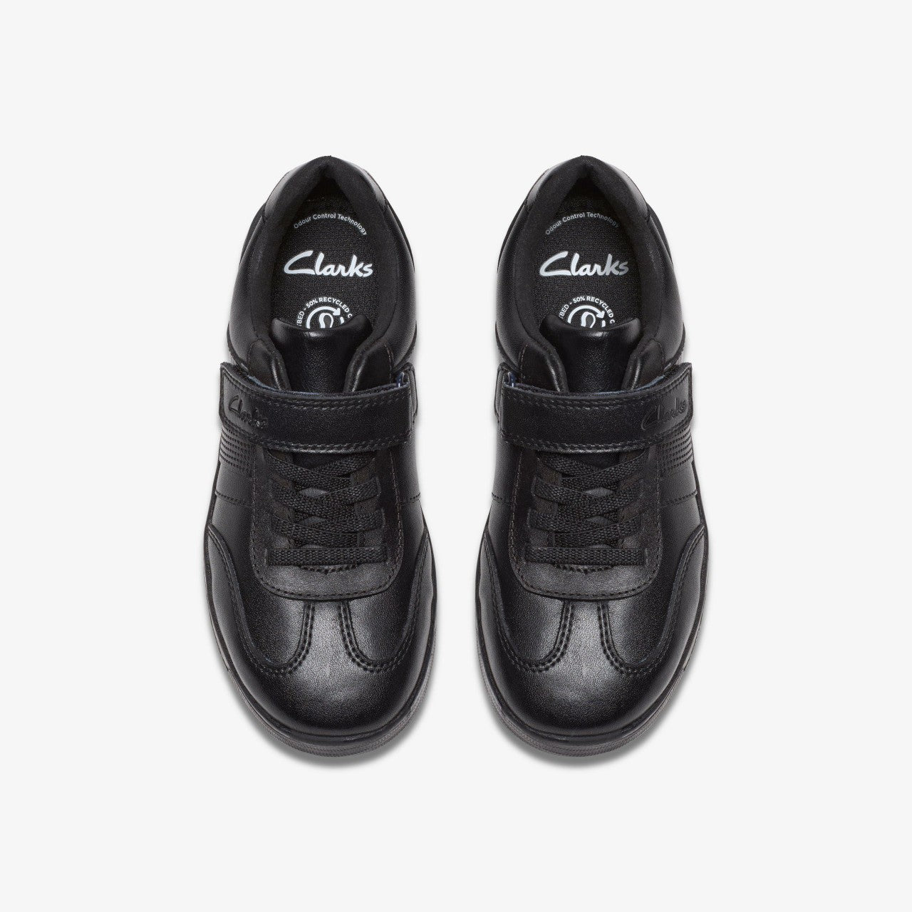 Disco Pace Kid Black Leather | Clarks for sale