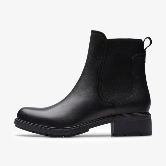 Hearth Top Black Leather | Clarks Sale