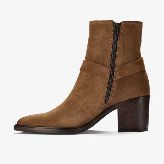 Jesse Buckle Dark Tan Suede | Clarks Sale