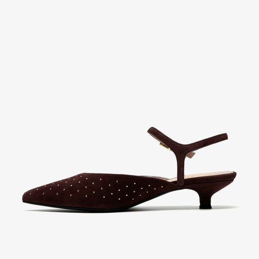 Pisa Stud Brown Suede | Clarks for sale