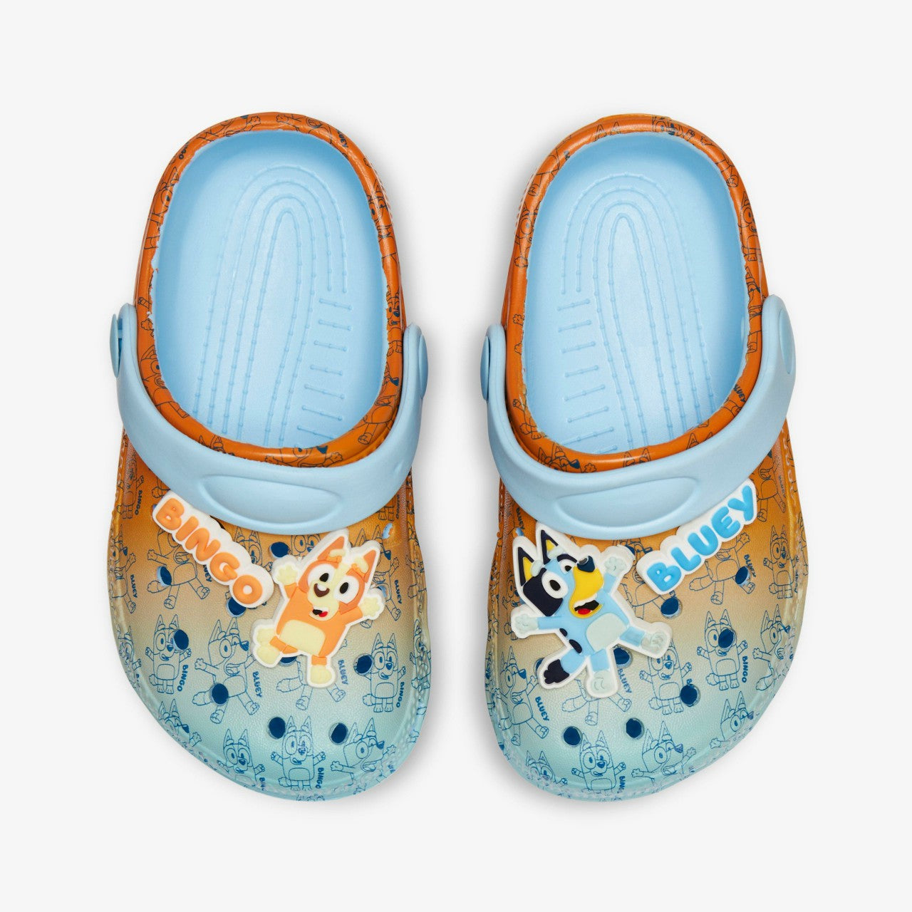 Bluey Fade Clog Kid Blue Combination | Clarks discount