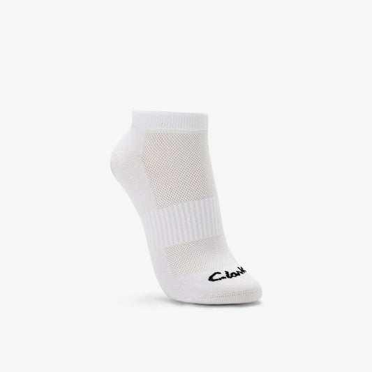 Sports Ankle Socks 3 Pack Size 2-8 White | Clarks online