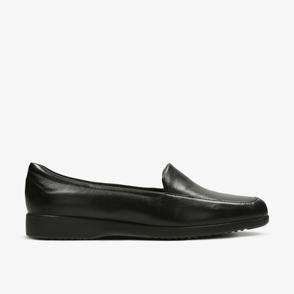 Georgia Loafer Black Leather | Clarks for sale