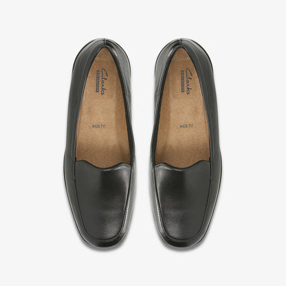 Georgia Loafer Black Leather | Clarks for sale