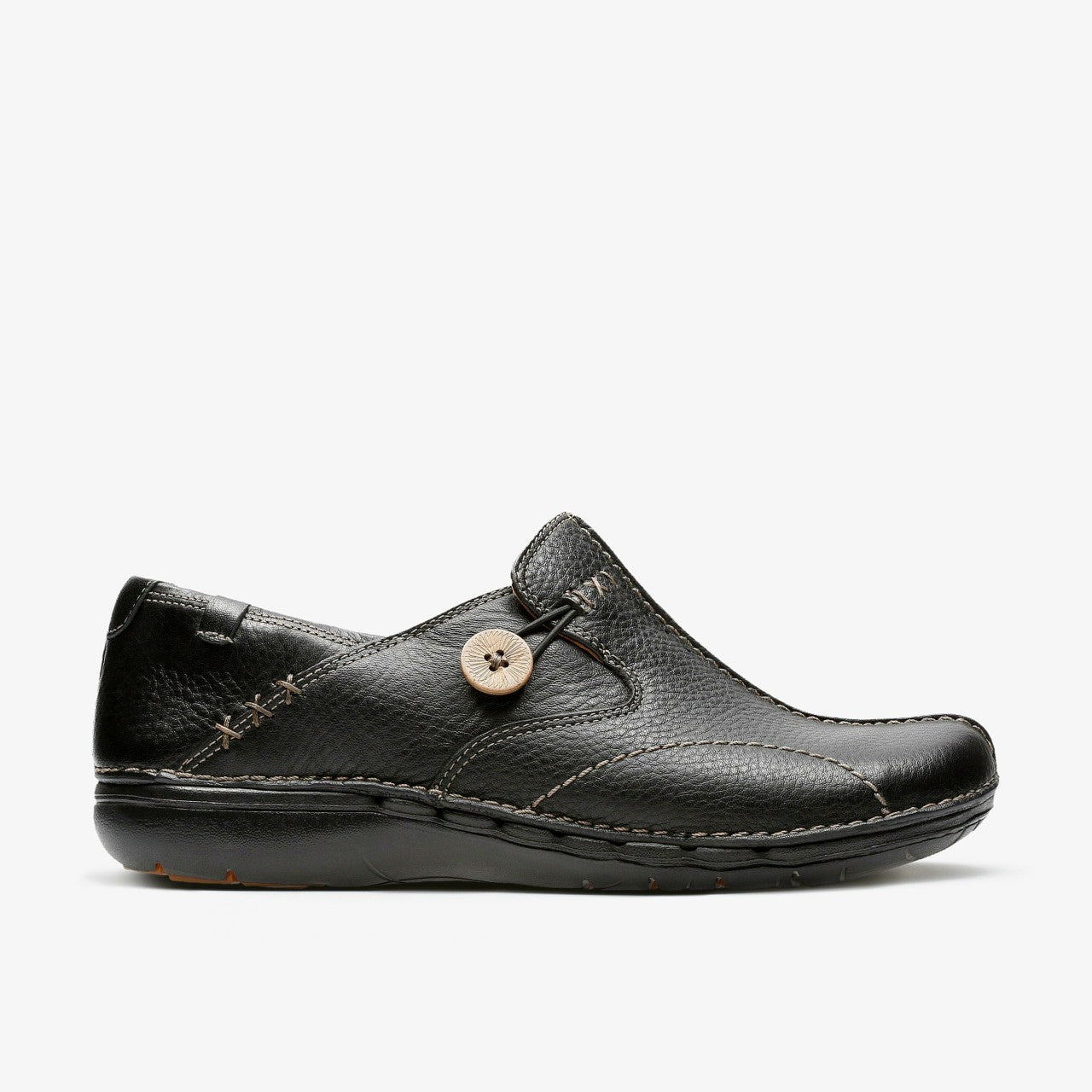 Un Loop Black Leather | Clarks online