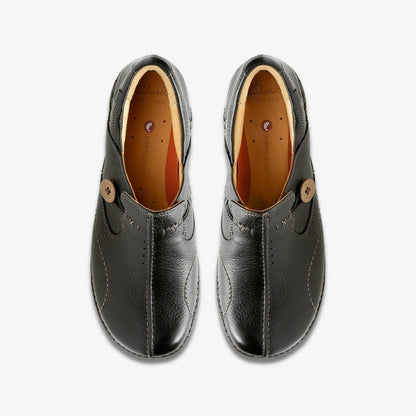 Un Loop Black Leather | Clarks online