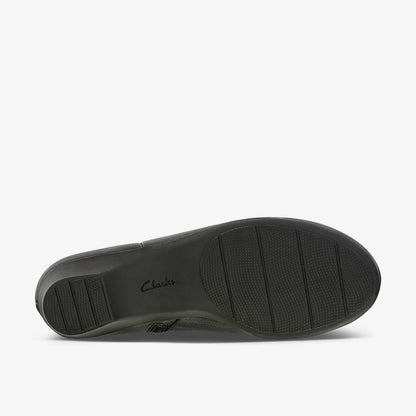 Matron Ella Ankle Boot Black Leather | Clarks outlet