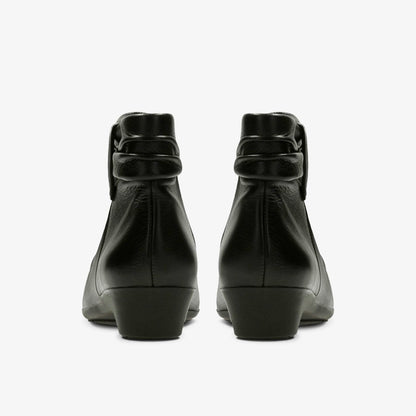 Matron Ella Ankle Boot Black Leather | Clarks outlet
