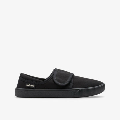 Hopper Run Black Fabric | Clarks discount