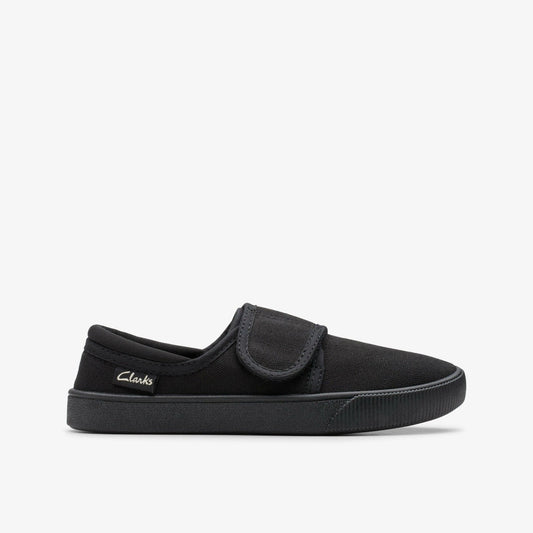 Hopper Run Black Fabric | Clarks discount