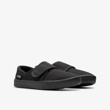 Hopper Run Black Fabric | Clarks discount