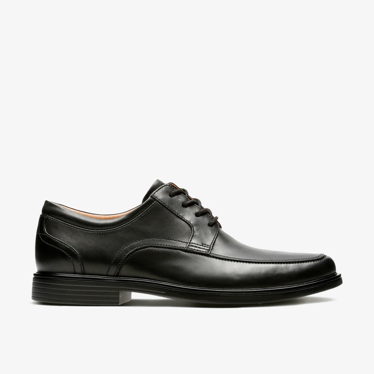 Un Aldric Park Black Leather | Clarks on Sale