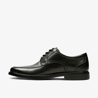 Un Aldric Park Black Leather | Clarks on Sale
