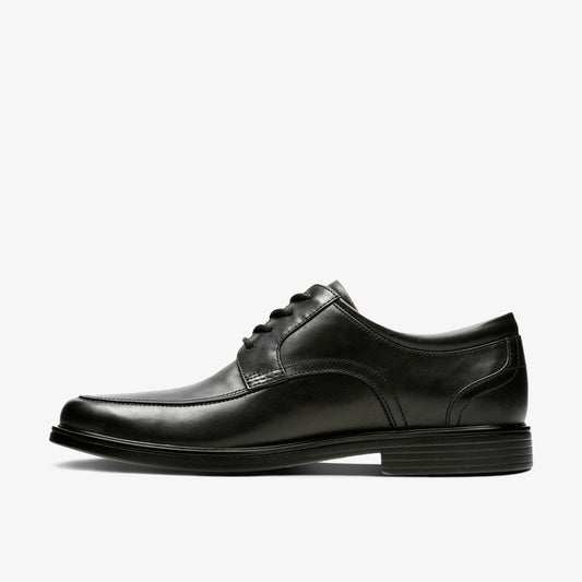 Un Aldric Park Black Leather | Clarks on Sale